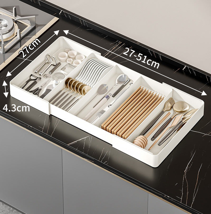 Lade Organizer Verstelbaar Flexibel Keuken Bureau Badkamer Opbergen Bestek Accessoires | Restfield